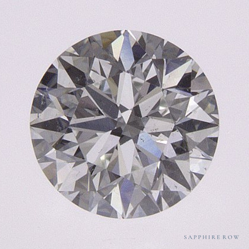 0.60 ct Natural Diamond – H SI1 – Round Cut – GIA Certified — Sapphire Row · cut7
