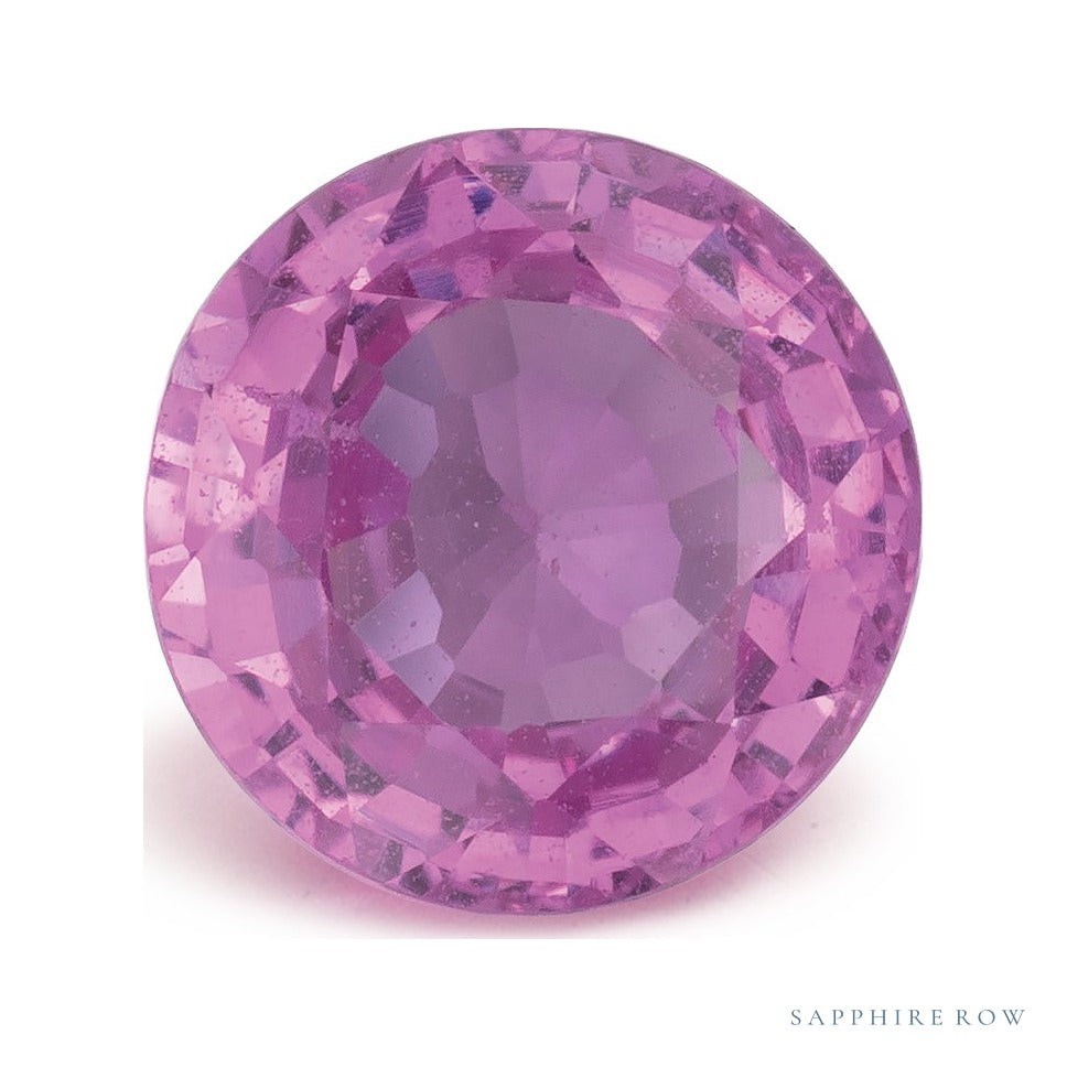 1.49 ct Natural Pink Sapphire (Heated) – Round Cut – Sri Lanka — Sapphire Row · cut7