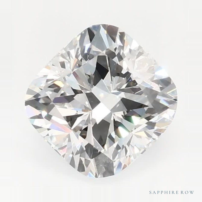 1.08 ct Lab-Grown Diamond – F VVS2 – Cushion Cut – GCAL Certified — Sapphire Row · cut7