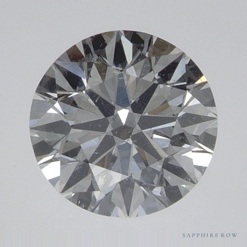 0.81 ct Natural Diamond – H SI2 – Round Cut – GIA Certified — Sapphire Row · cut7