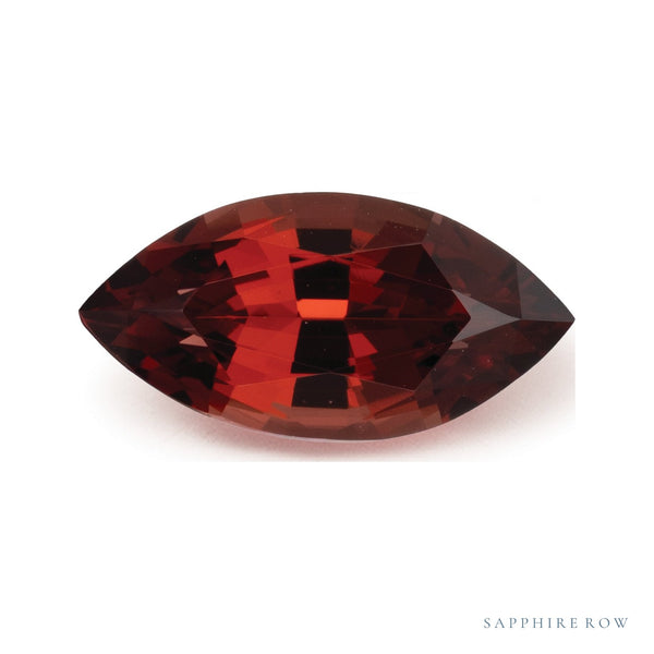 1.57 ct Natural Malaya Garnet (Untreated) – Marquise Cut — Sapphire Row · cut7