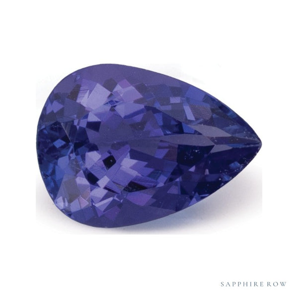 1.16 ct Natural Blue Tanzanite – Pear Cut — Sapphire Row · cut7
