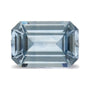 0.83 ct natural gray sapphire, emerald cut | Sapphire Row · cut7