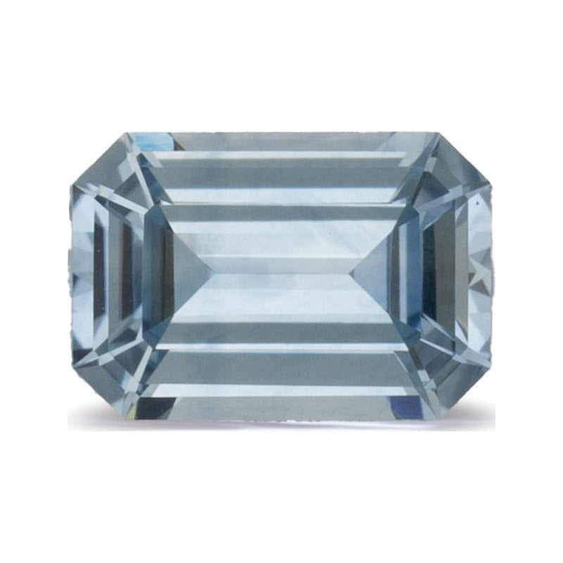 0.83 ct natural gray sapphire, emerald cut | Sapphire Row · cut7