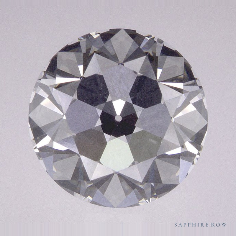4.02 ct Lab-Grown Diamond – E VVS1 – Round Cut – Old European-cut – GIA Certified — Sapphire Row · cut7