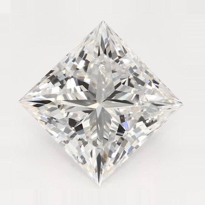 3.08 ct lab-grown diamond, square cut | Sapphire Row · cut7