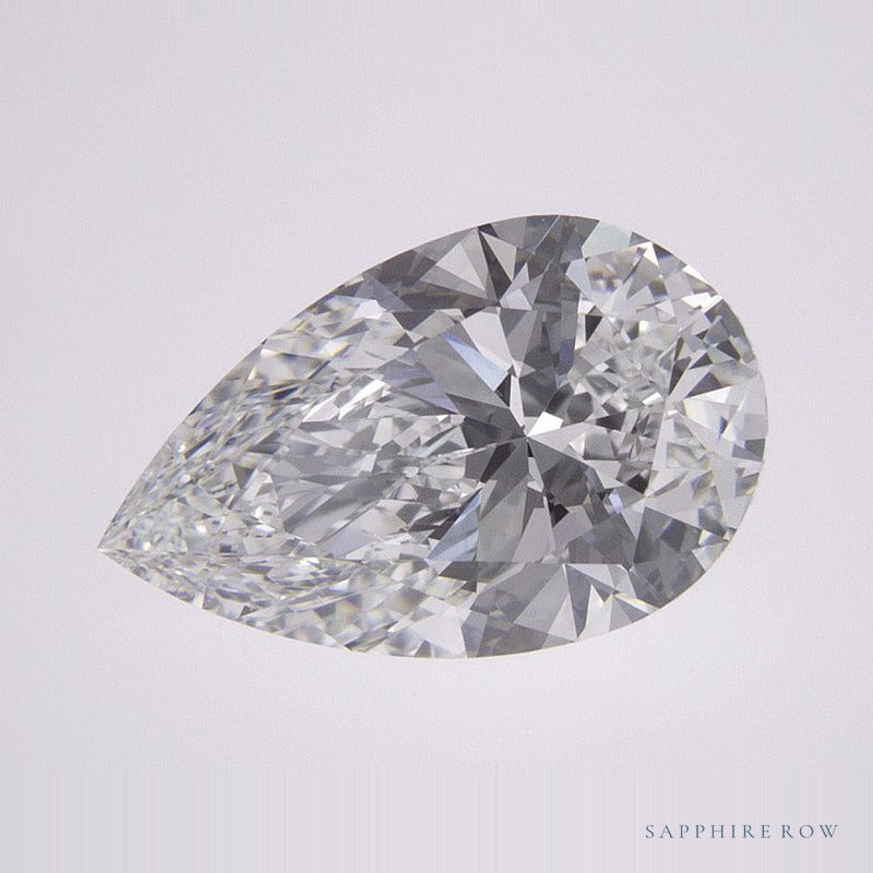 2.05 ct Lab-Grown Diamond – E VVS2 – Pear Cut – IGI Certified — Sapphire Row · cut7