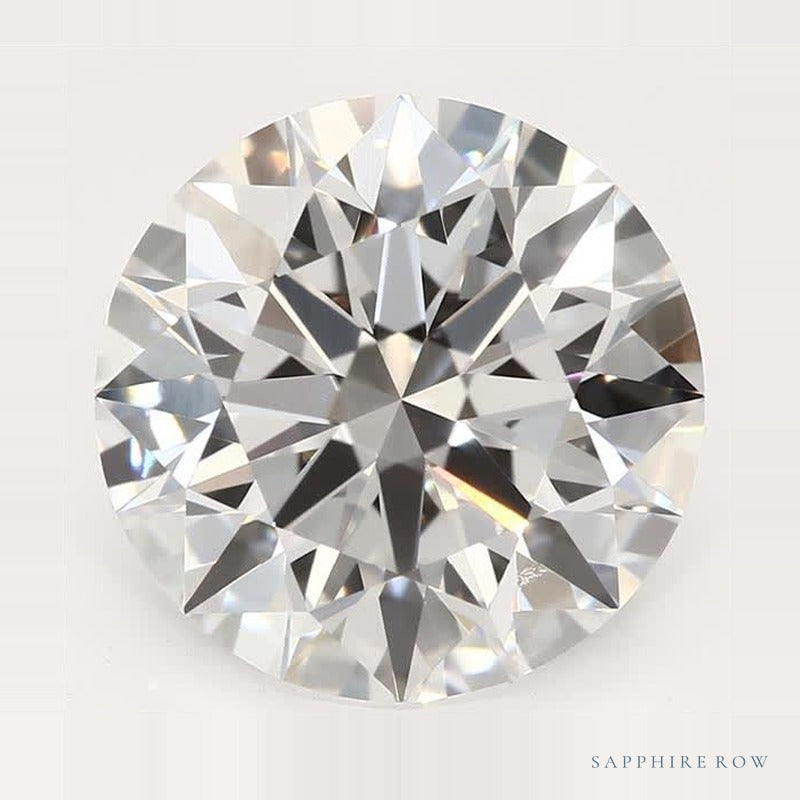2.05 ct Lab-Grown Diamond – F VVS2 – Round Cut – GCAL Certified — Sapphire Row · cut7