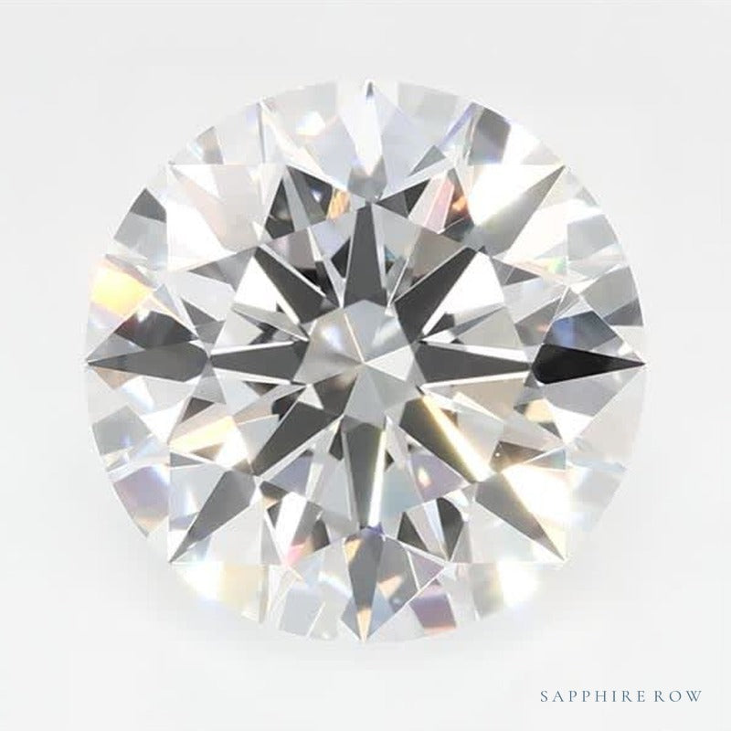 2.05 ct Lab-Grown Diamond – E VVS2 – Round Cut – GCAL Certified — Sapphire Row · cut7