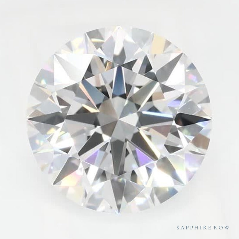 2.04 ct Lab-Grown Diamond – E VVS2 – Round Cut – GCAL Certified — Sapphire Row · cut7