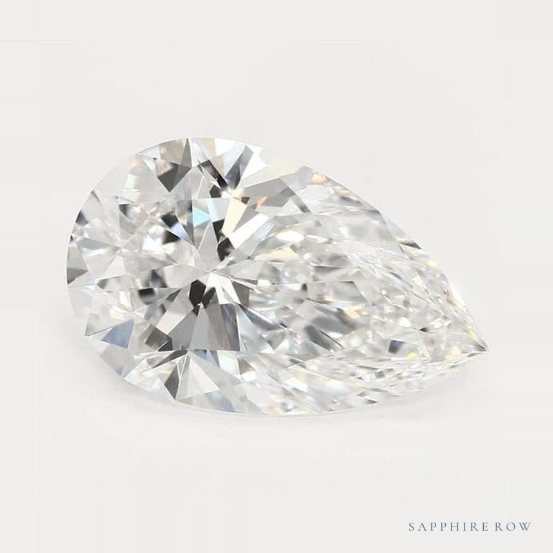 1.97 ct Lab-Grown Diamond – E VVS1 – Pear Cut – GCAL Certified — Sapphire Row · cut7