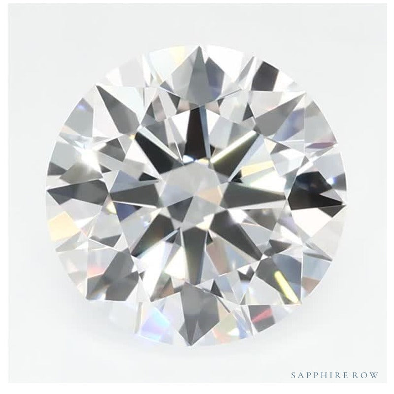 1.72 ct Lab-Grown Diamond – E VVS2 – Round Cut – GCAL Certified — Sapphire Row · cut7