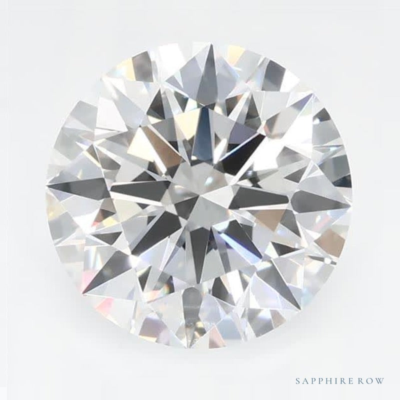 1.55 ct Lab-Grown Diamond – E VVS2 – Round Cut – GCAL Certified — Sapphire Row · cut7