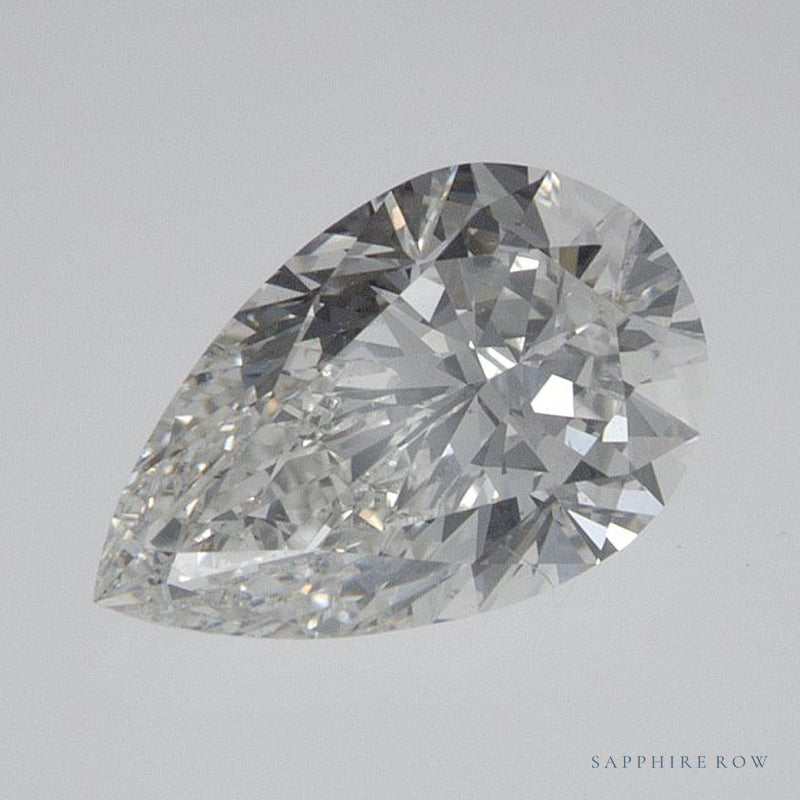 1.02 ct Natural Diamond – I SI2 – Pear Cut – GIA Certified — Sapphire Row · cut7