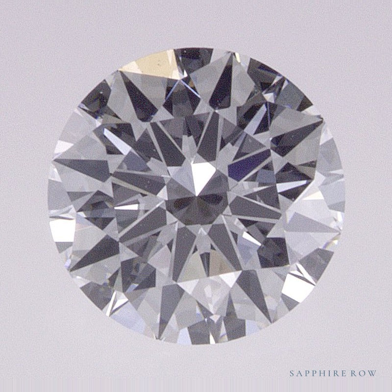 1.02 ct Lab-Grown Diamond – D VVS2 – Round Cut – IGI Certified — Sapphire Row · cut7