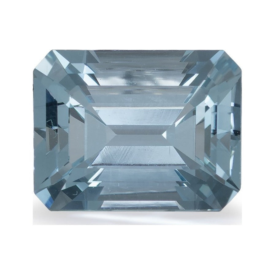 2.36 ct Natural Blue Aquamarine – Emerald Cut — Sapphire Row · cut7