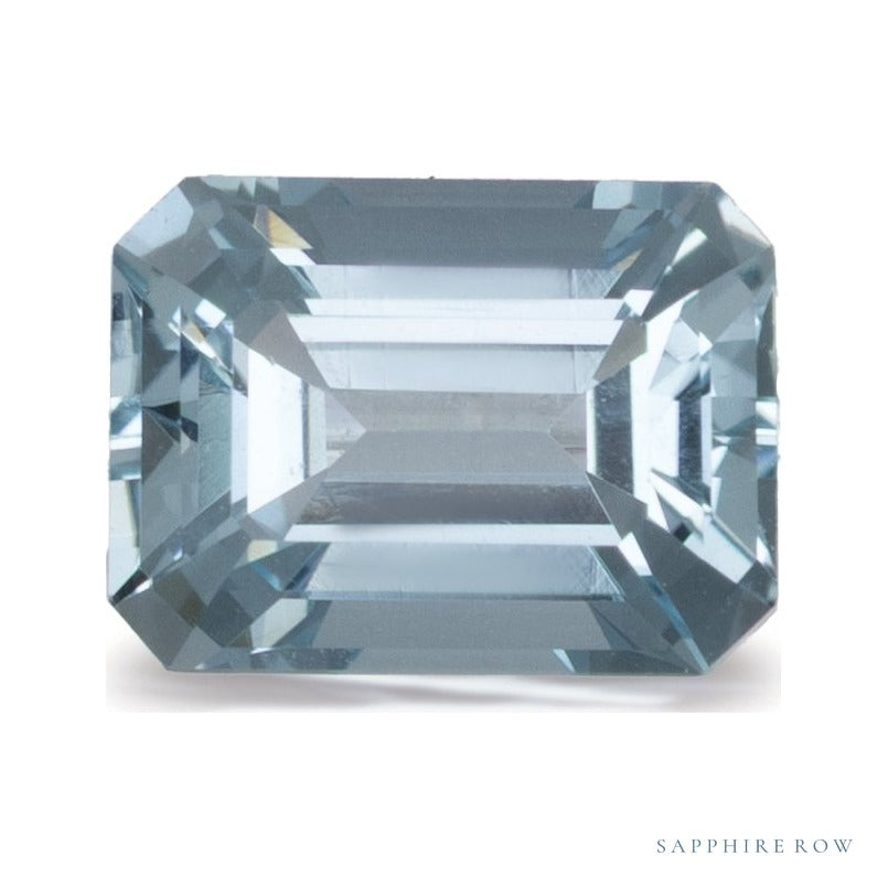 1.57 ct Natural Blue Aquamarine – Emerald Cut — Sapphire Row · cut7