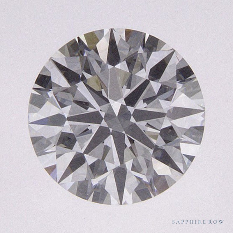 0.83 ct Lab-Grown Diamond – D VVS2 – Round Cut – IGI Certified — Sapphire Row · cut7