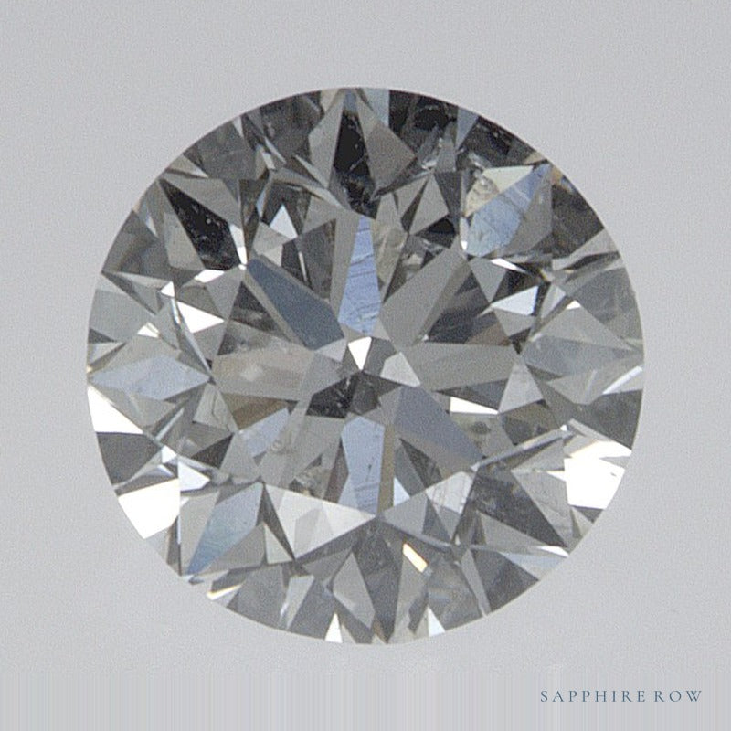 0.80 ct Natural Diamond – J SI2 – Round Cut – GIA Certified — Sapphire Row · cut7