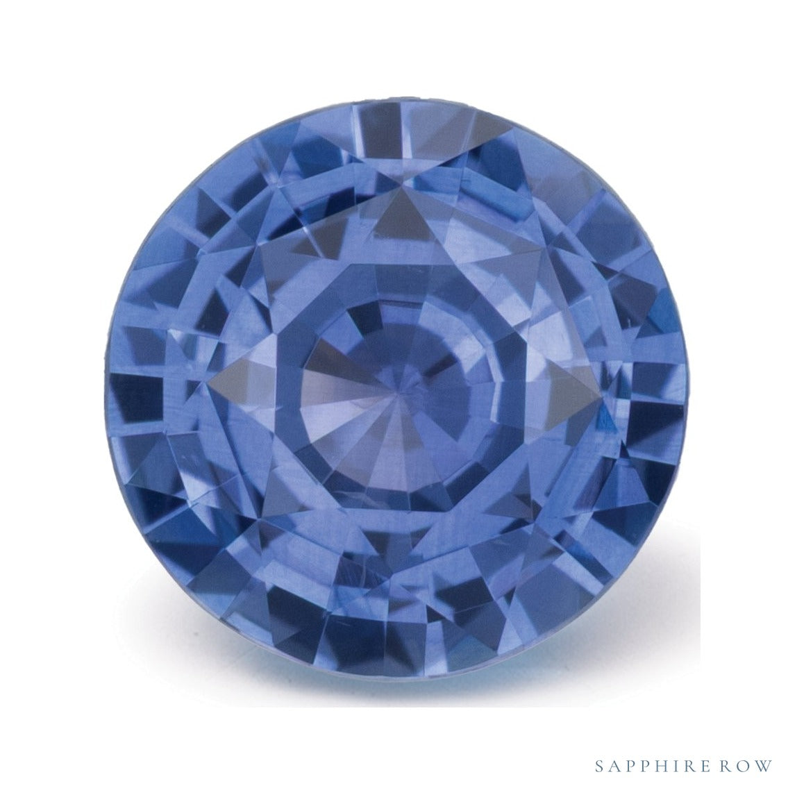 2.02 ct natural cornflower blue sapphire, round cut | Sapphire Row · cut7