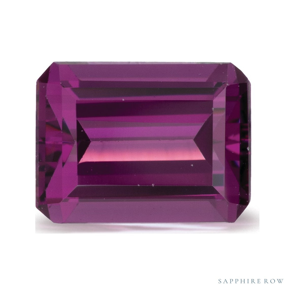 1.95 ct Natural Purple Garnet (Untreated) – Emerald Cut — Sapphire Row · cut7