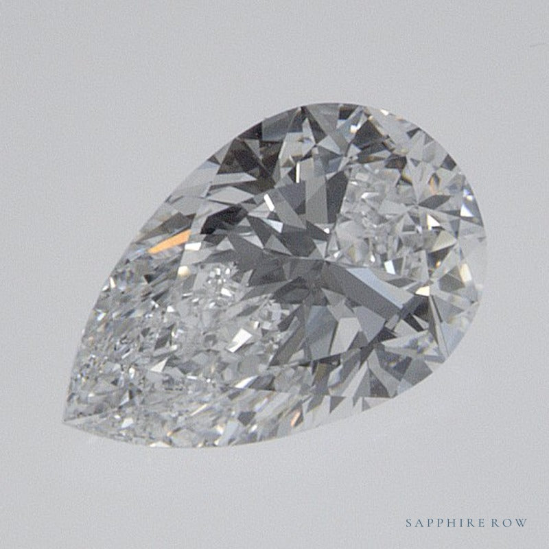 0.52 ct Lab-Grown Diamond – D VVS2 – Pear Cut – IGI Certified — Sapphire Row · cut7