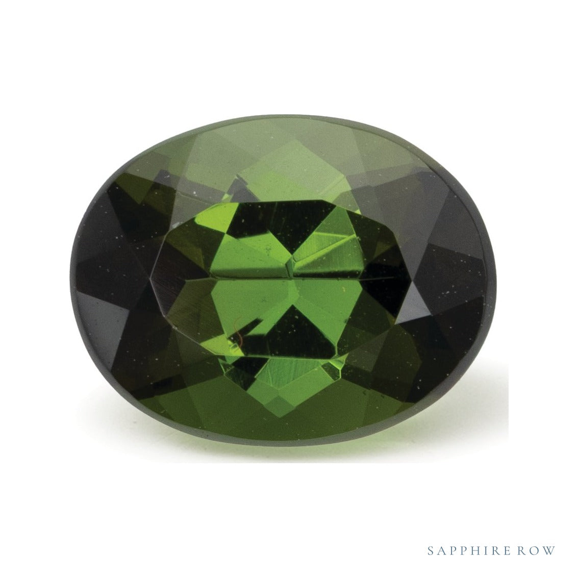2.74 ct Natural Green Tourmaline – Oval Cut — Sapphire Row · cut7