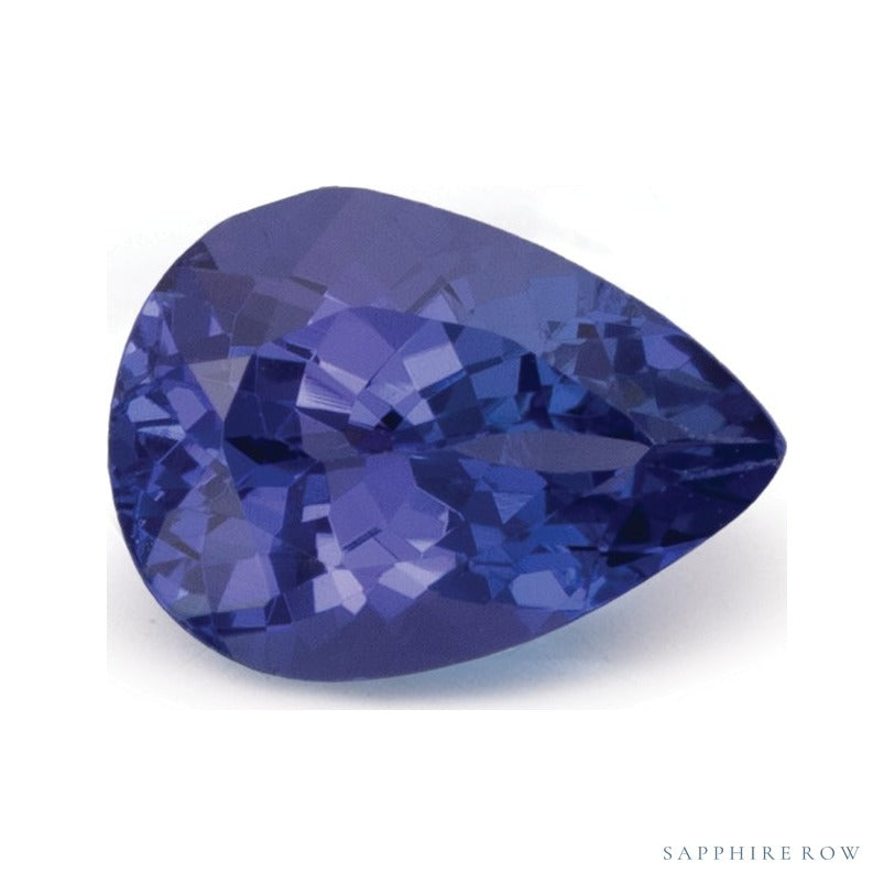 1.20 ct Natural Blue Tanzanite – Pear Cut — Sapphire Row · cut7
