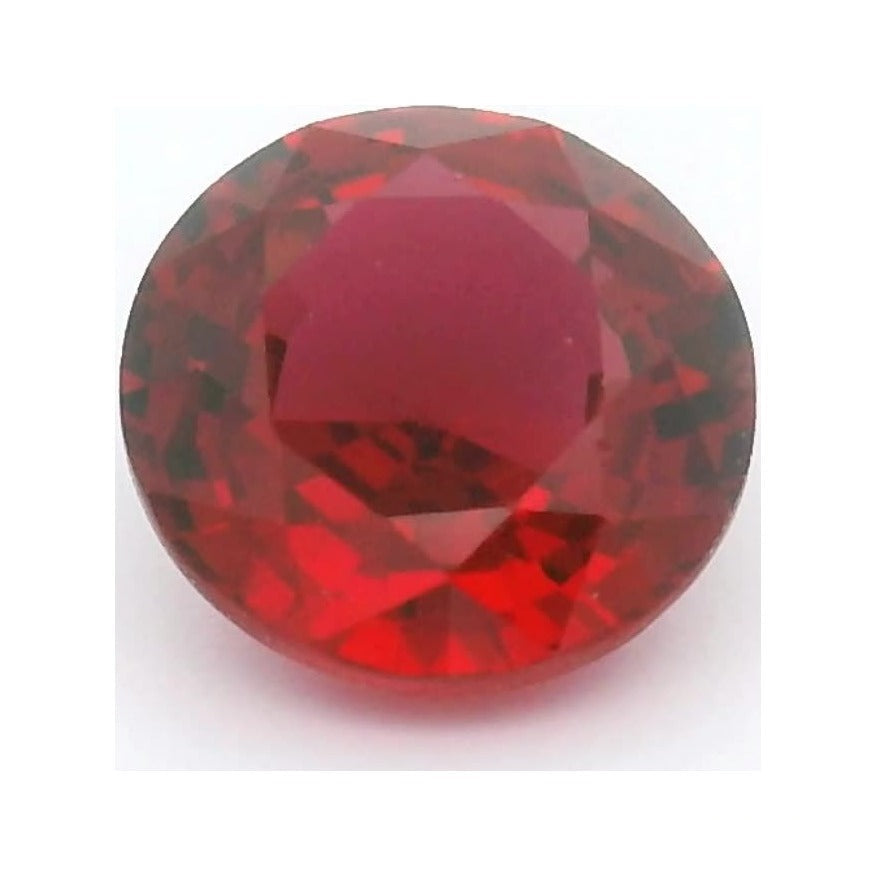 1.01 ct Natural Red Ruby (Heated) – Round Cut — Sapphire Row · cut7