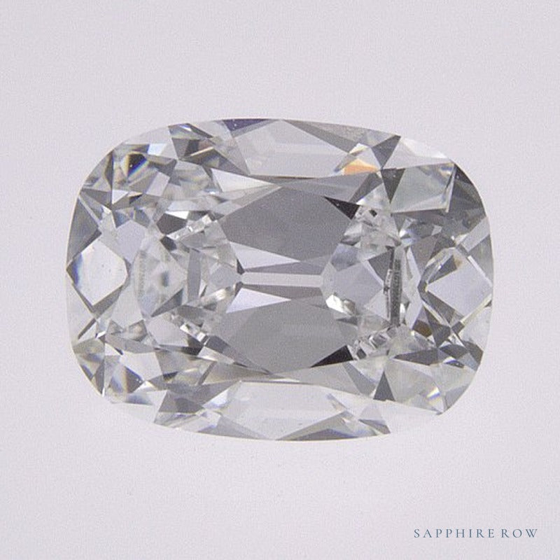 1.06 ct Lab-Grown Diamond – E VS1 – Elongated Cushion Cut – Old Mine Cut – IGI Certified — Sapphire Row · cut7