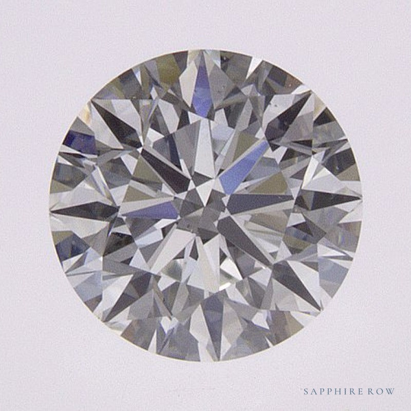 0.80 ct Natural Diamond – H SI1 – Round Cut – GIA Certified — Sapphire Row · cut7