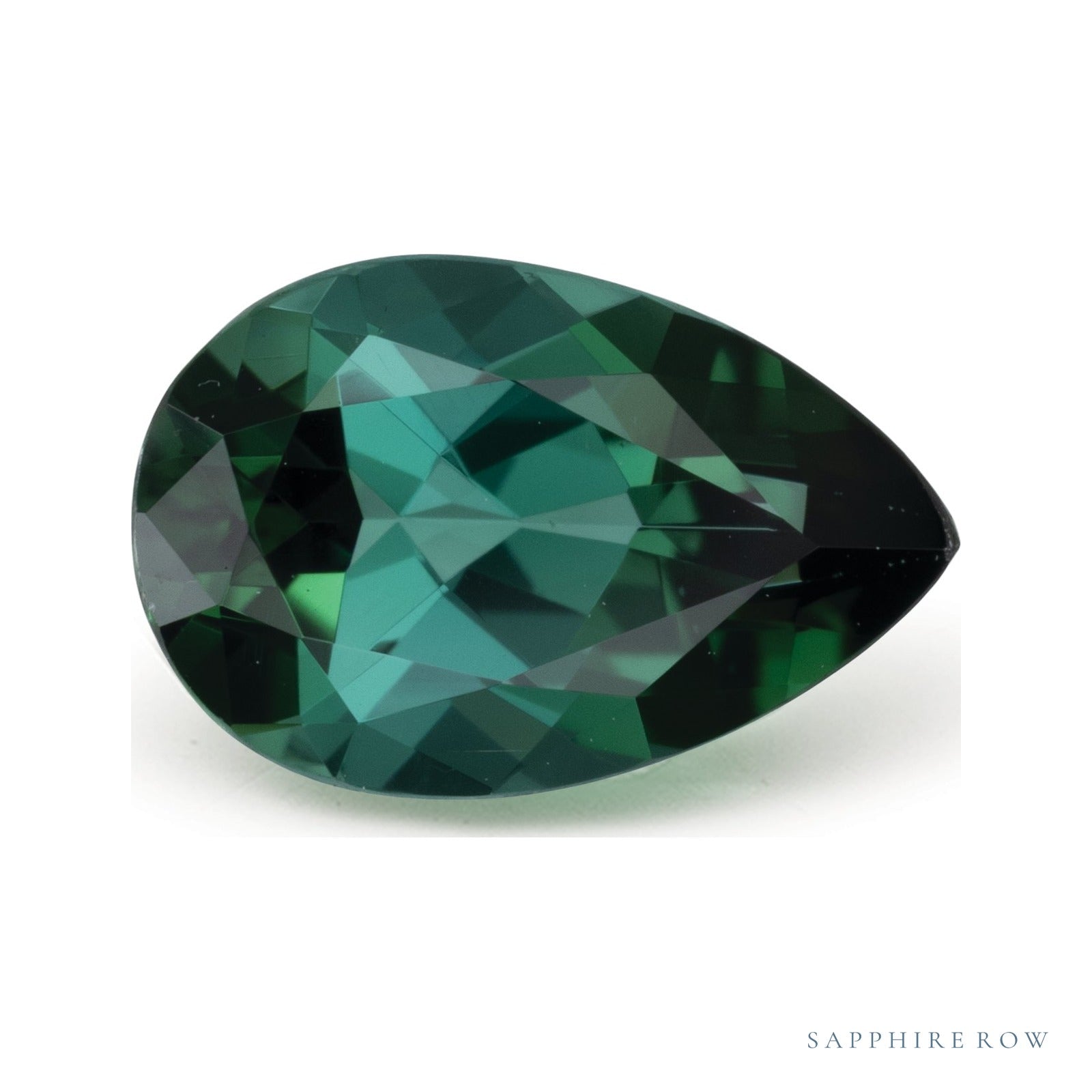 1.04 ct Natural Indicolite Tourmaline – Pear Cut — Sapphire Row · cut7