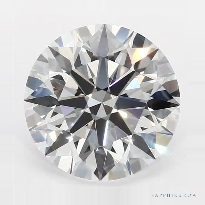 3.02 ct Lab-Grown Diamond – D VVS2 – Round Cut – GCAL Certified — Sapphire Row · cut7