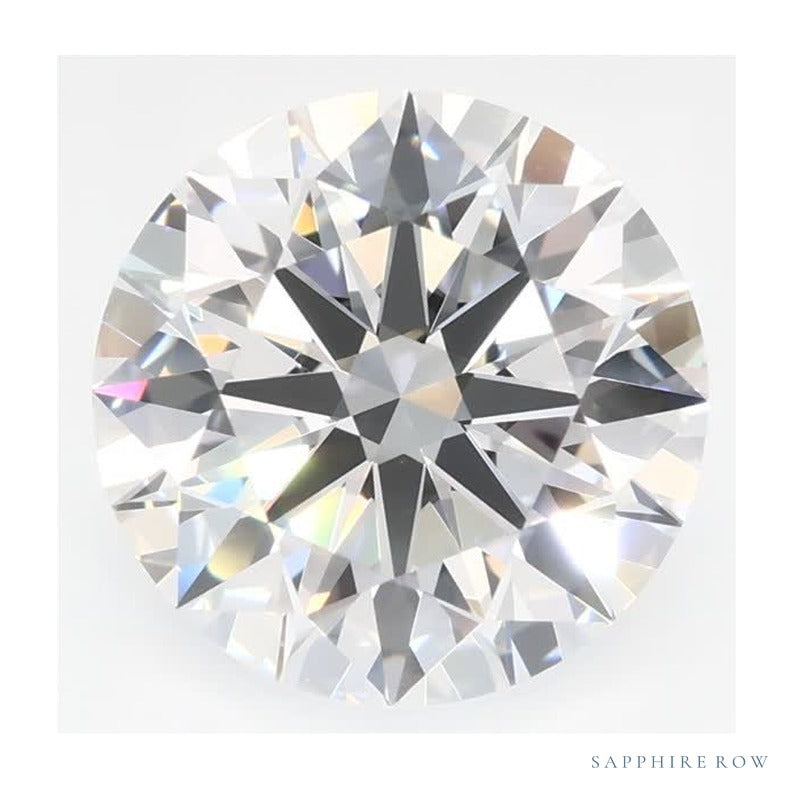 2.54 ct Lab-Grown Diamond – D VVS2 – Round Cut – GCAL Certified — Sapphire Row · cut7