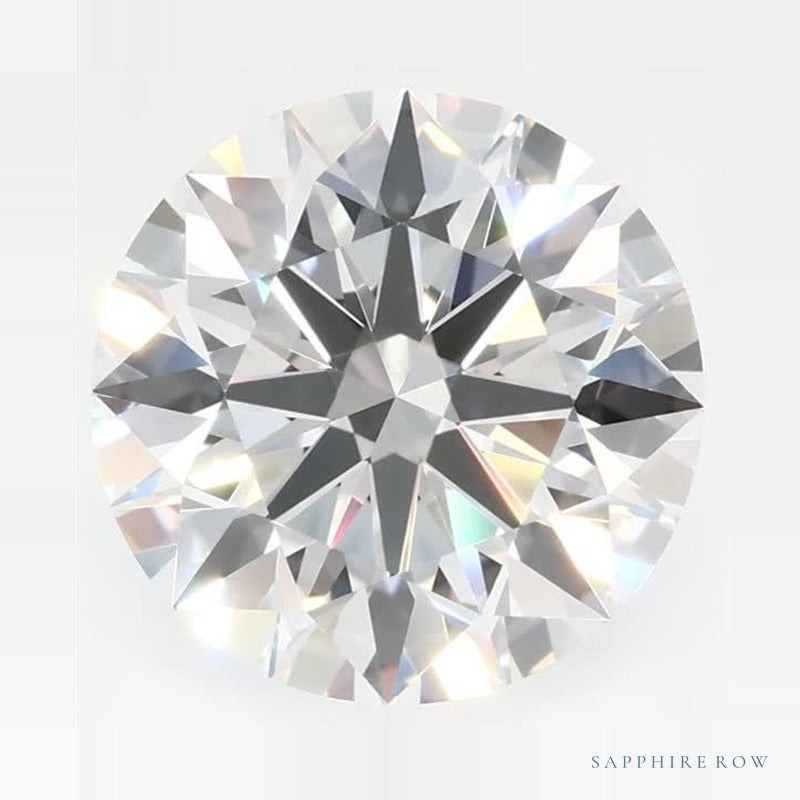 2.45 ct Lab-Grown Diamond – D VVS1 – Round Cut – GCAL Certified — Sapphire Row · cut7