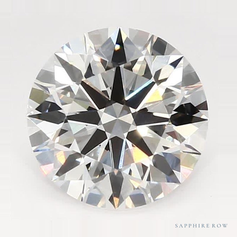 2.04 ct Lab-Grown Diamond – F VVS2 – Round Cut – GCAL Certified — Sapphire Row · cut7