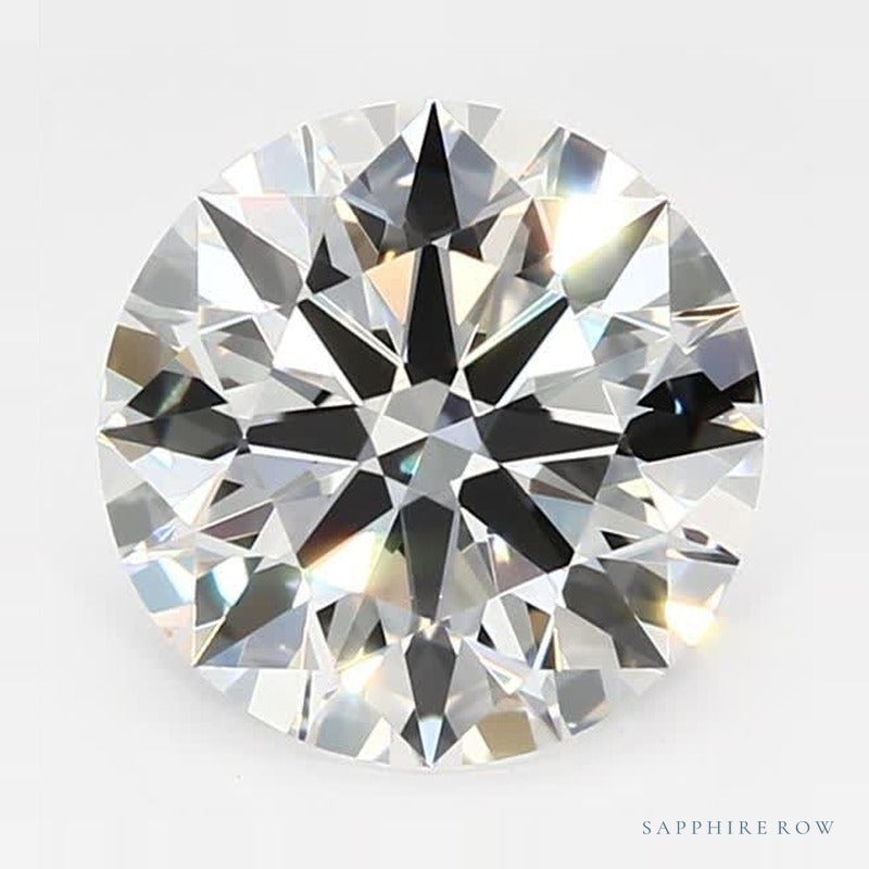 2.04 ct Lab-Grown Diamond – E VVS2 – Round Cut – GCAL Certified — Sapphire Row · cut7