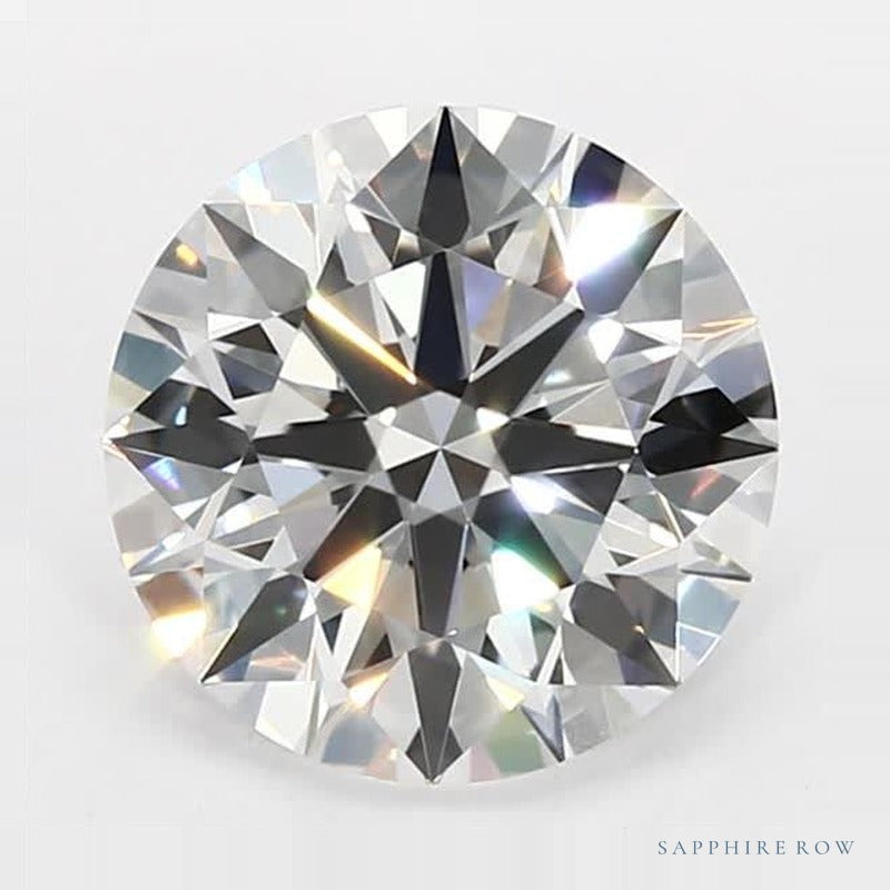 2.02 ct Lab-Grown Diamond – F VVS2 – Round Cut – GCAL Certified — Sapphire Row · cut7