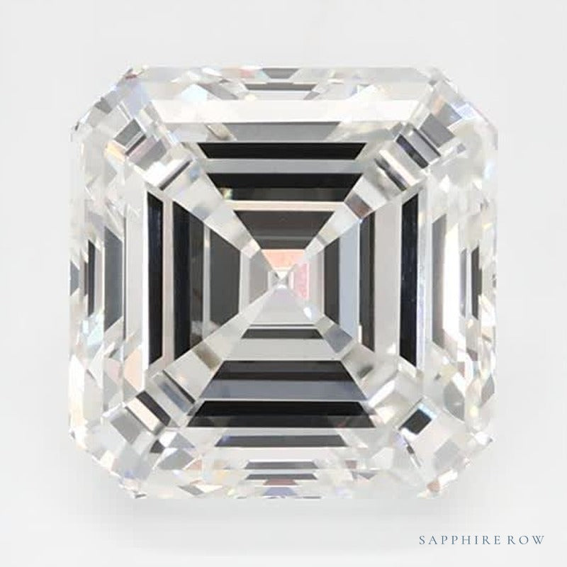 1.49 ct lab-grown diamond, asscher cut | Sapphire Row · cut7
