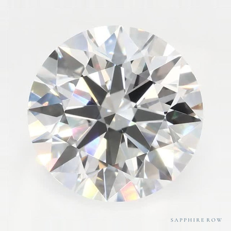 3.06 ct Lab-Grown Diamond – E VS1 – Round Cut – GCAL Certified — Sapphire Row · cut7