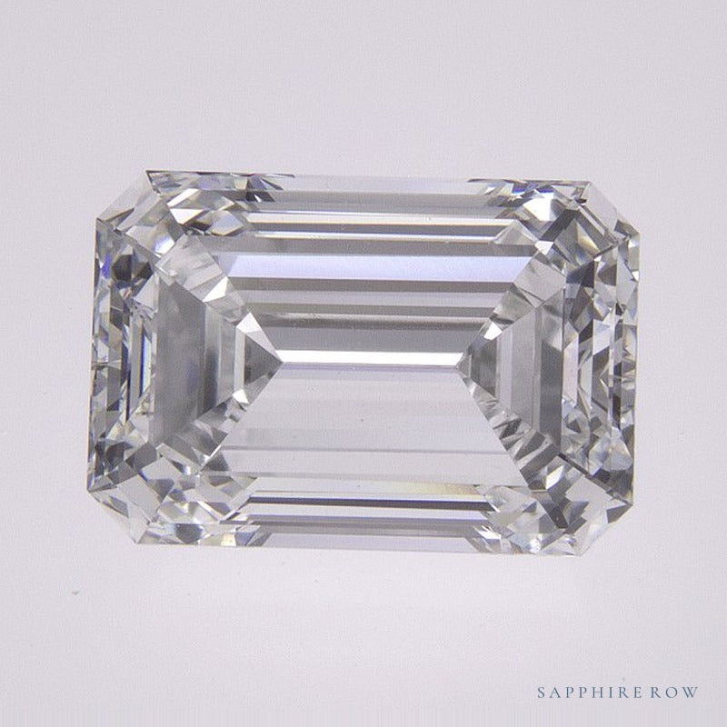 3.09 ct Lab-Grown Diamond – E VVS2 – Emerald Cut – IGI Certified — Sapphire Row · cut7