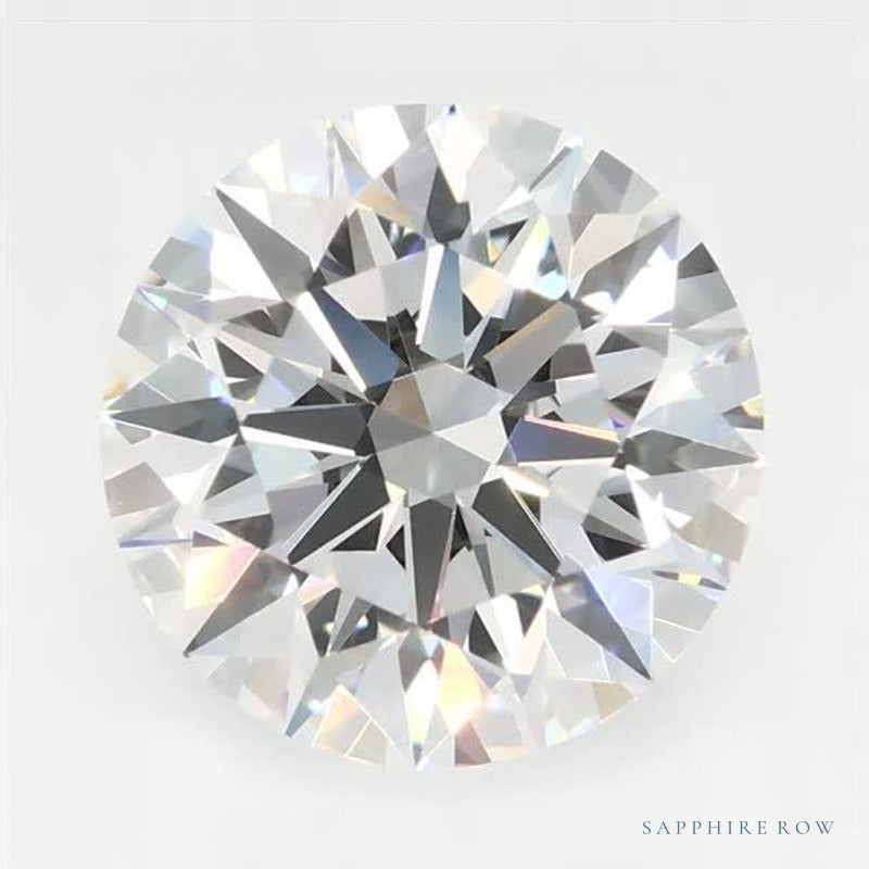 2.09 ct Lab-Grown Diamond – E VS1 – Round Cut – GCAL Certified — Sapphire Row · cut7