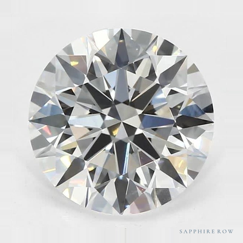 1.37 ct Lab-Grown Diamond – E VS1 – Round Cut – GCAL Certified — Sapphire Row · cut7