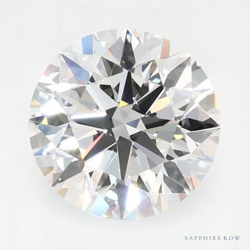 1.24 ct Lab-Grown Diamond – E VS1 – Round Cut – GCAL Certified — Sapphire Row · cut7