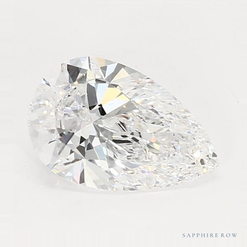 1.05 ct Lab-Grown Diamond – D VVS1 – Pear Cut – GCAL Certified — Sapphire Row · cut7