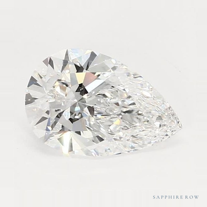 1.03 ct Lab-Grown Diamond – D VVS2 – Pear Cut – GCAL Certified — Sapphire Row · cut7