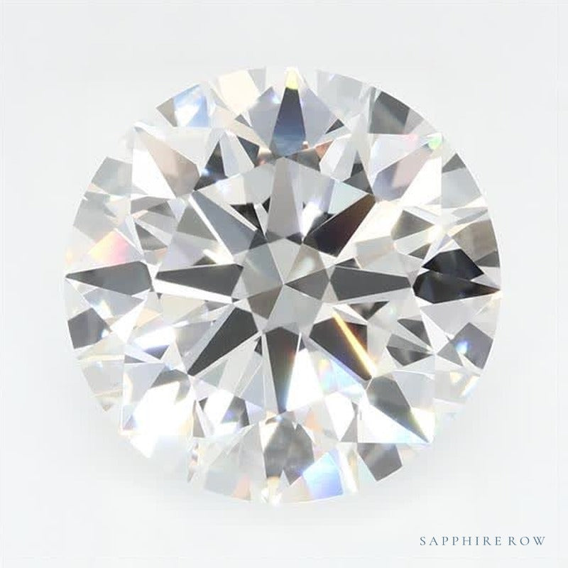 3.09 ct Lab-Grown Diamond – E VS2 – Round Cut – GCAL Certified — Sapphire Row · cut7