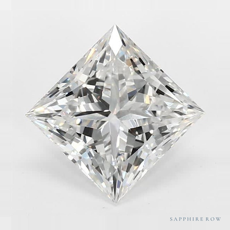 1.86 ct Lab-Grown Diamond – D VVS2 – Square Cut – GCAL Certified — Sapphire Row · cut7