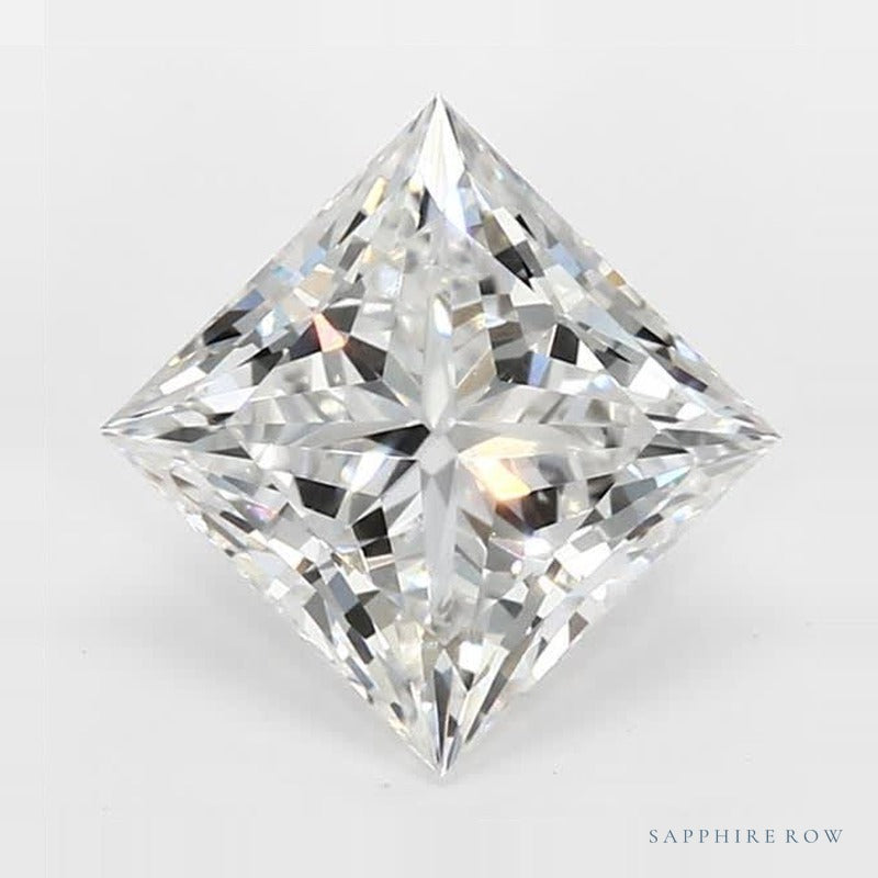 2.00 ct Lab-Grown Diamond – E VVS2 – Square Cut – GCAL Certified — Sapphire Row · cut7