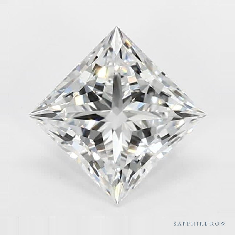 1.00 ct Lab-Grown Diamond – D VS1 – Square Cut – GCAL Certified — Sapphire Row · cut7